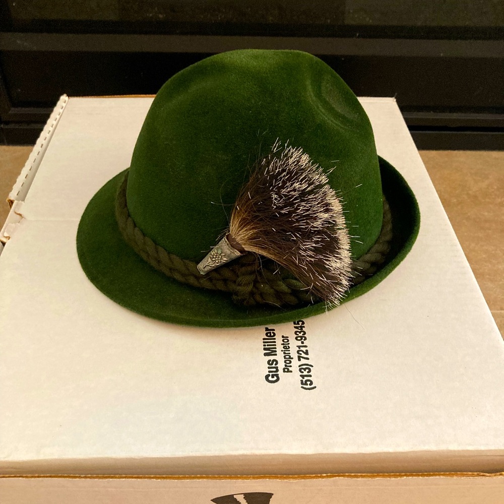 Vintage Men’s Ottmar Reich German Hunting Hat
